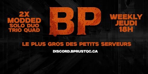 BP Rust QC|2x|PVP|Duo|Trio|Quad|No BP Wipes|Weekly