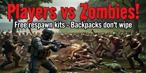 Players vs Zombies! HARDCORE PVE