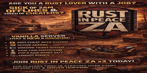 Rust In Peace ZA 2X Solo,Duo,Trio,Quad