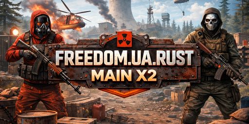 [EU/UA] FREEDOM.UA.RUST | MAIN X2 | FULL WIPE 05.03