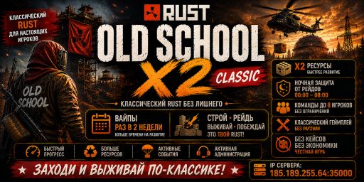 OLD SCHOOL X2 /Для новичков /WIPE 23.10