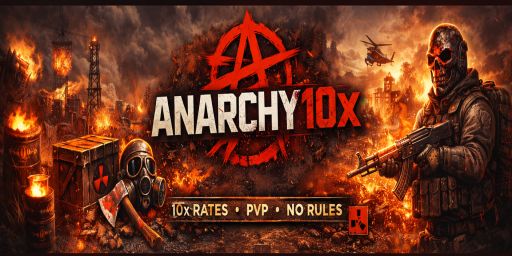 ANARCHY Rust - EU 10x | No BPs | Kits | Clans
