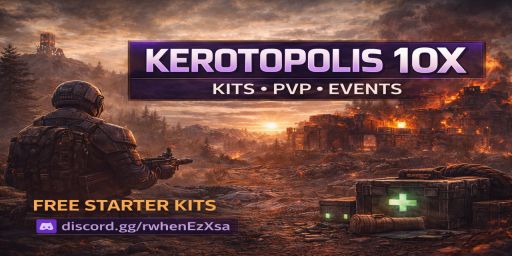 Kerotopolis 10x | JUST WIPED | Kits | Shop | Clans | Events