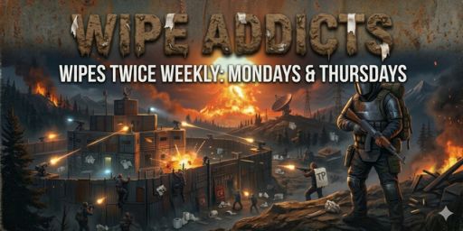 [US] Wipe Addicts • Twice Weekly • Mondays AND Thursdays