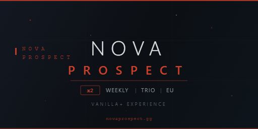 [EU] NovaProspect Vanilla+ x2 | Solo/Duo/Trio | Biweekly