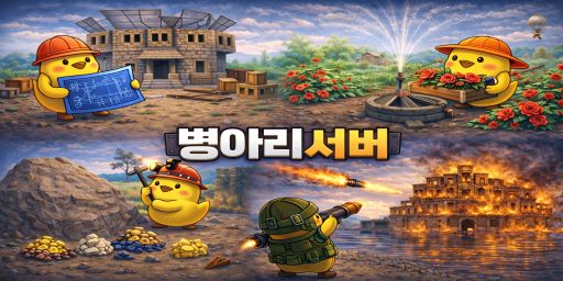 [PVE/X3]병아리서버 초보/힐링/농사/24H