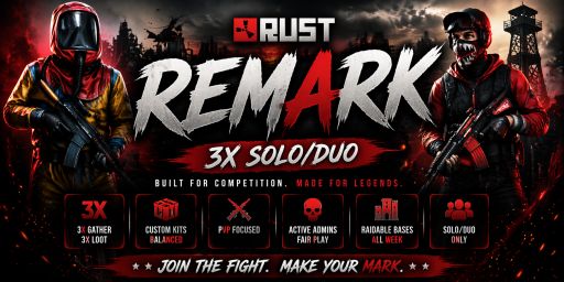 REMARK | RUST SOLO-DUO | 3X | MONTHLY |
