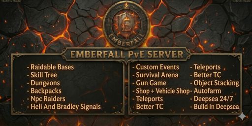 EmberFall PvE | SkillTree | Dungeons | Quests + More