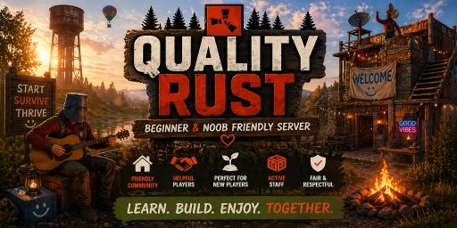 QualityRust UK NOOB FRIENDLY | VANILLA | Biweekly | MAX TRIO
