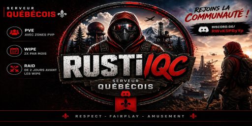 RustiQc | PVE / ZonesPVP | QC FR