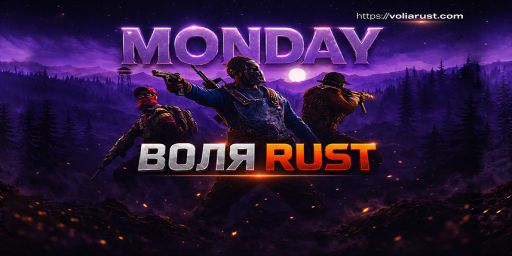 EU/UA | ВОЛЯ RUST 2X | Monday Wipe 04.05