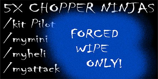 5x Chopper Ninjas myattack mymini*Monthly*Parachute kit