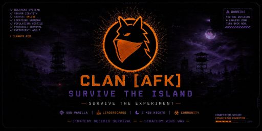 AFK CLAN - US | Vanilla | Community