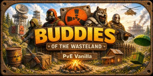 Buddies Of The Wasteland 3X | No Kill | No Raid | Zombies | PVE
