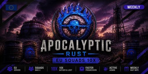 Apocalyptic EU 10x Squads | Loot++ | PvP | MyMini | Kits & More