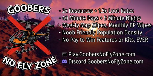 Goobers No Fly Zone - 2x QUAD Bi-Weekly | Noob Friendly / Low P