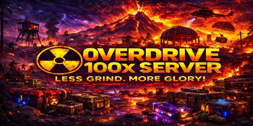 x100x-OVERDRIVE-|PvPSpawns|Best|Fun||Rusty|Build|-x2x5x10000x
