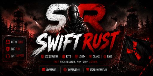 SwiftRust EU 10x Max 6|Loot+|MyMini|Kits|No BPs Just Wiped