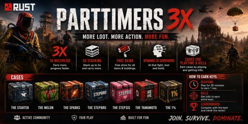 PartTimers 3x | Custom Roaming AI | Just WIPED