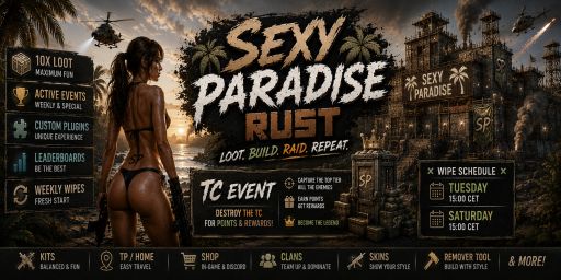 SexyParadise EU 10x Max 6|Loot+|MyMini|Kits|No BPs Just Wiped