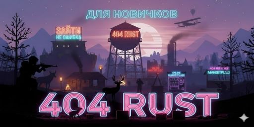 404 RUST /ДЛЯ НОВИЧКОВ /РОССИЯ 21.08