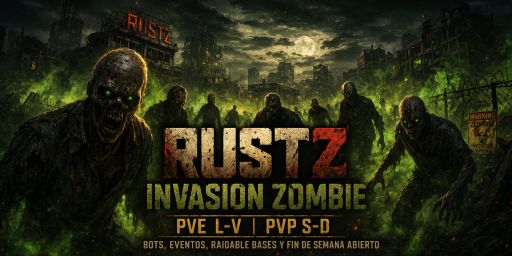 [ESP] [PVP/PVE] RustZ Invasion Zombie