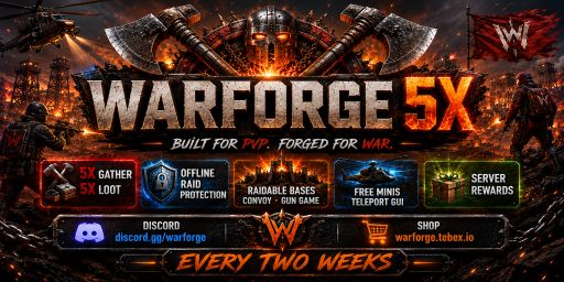 WarForge5X Solo|Duo|Trio|Quad