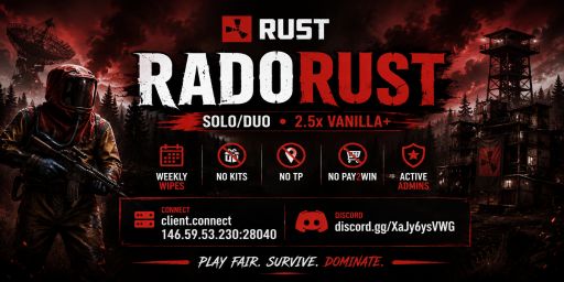 RadoRust EU | SOLO/DUO | 2.5x Softcore | Monthly | No BP Wipes