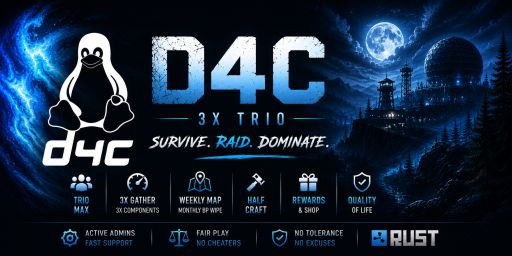 D4C 3x Trio | Monthly Map & BP | Half Craft