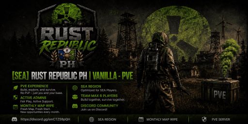 [SEA] Rust Republic PH | Vanilla - PVE