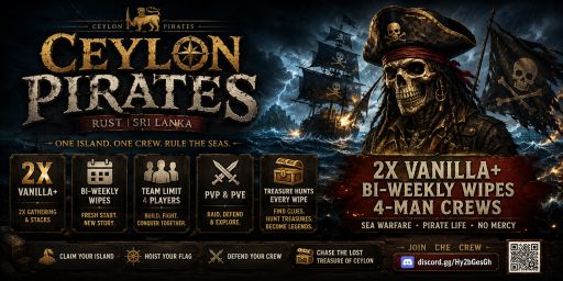 Ceylon Pirates | Official Sri Lankan Rust | 5X