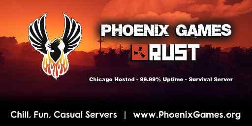 [US] Phoenix Games - Rust - Casual PvP