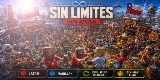 [LATAM]SINLIMITES MAPA MENSUAL CHILE ARG BR URU PE ECU ESP MEX 
