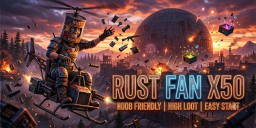 RUST FUNs x50-x100 LOOT+ ДЛЯ НОВИЧКОВ