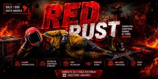 [BR/LATAM] RED RUST | SOLO ONLY | CLT