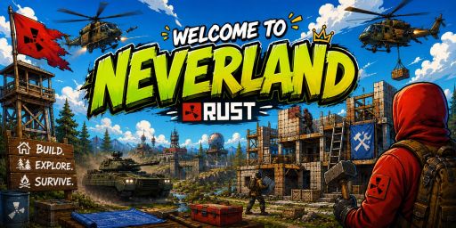 NEVERLAND X100 PVE, custom weapons, raidable bases, abandoned b