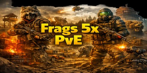 [EU] Frags 5x | PvE | Raidable Bases | Events | Kits | MyMini