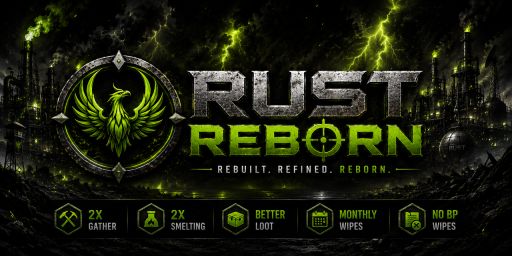 Rust Reborn Main US | 2x  | Monthly | No BP | No Offlines