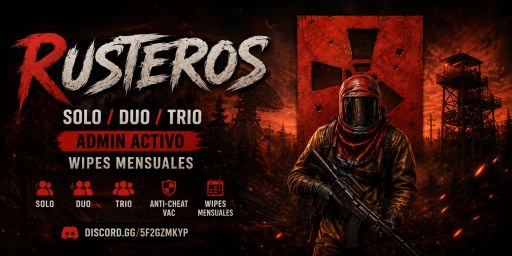 ESP RUSTEROS | SOLO/DUO/TRIO | ADMIN ACTIVO | WIPES MENSUALES