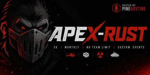 ApeX-Rust.com - US 3x Monthly|Shop|Kits|TP|Events