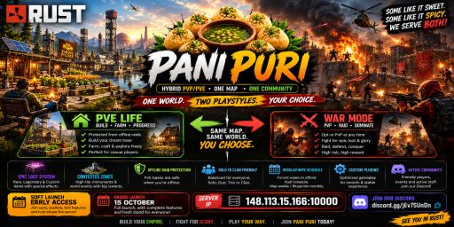PANI PURI 2X | Hybrid PvE/PvP | 2X