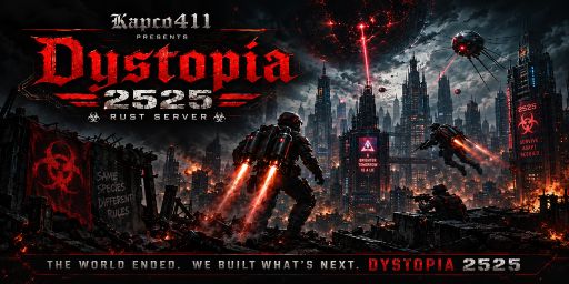 Kapco411 Dystopia 2525|PVE|25X|Jetpacks|Space|Events